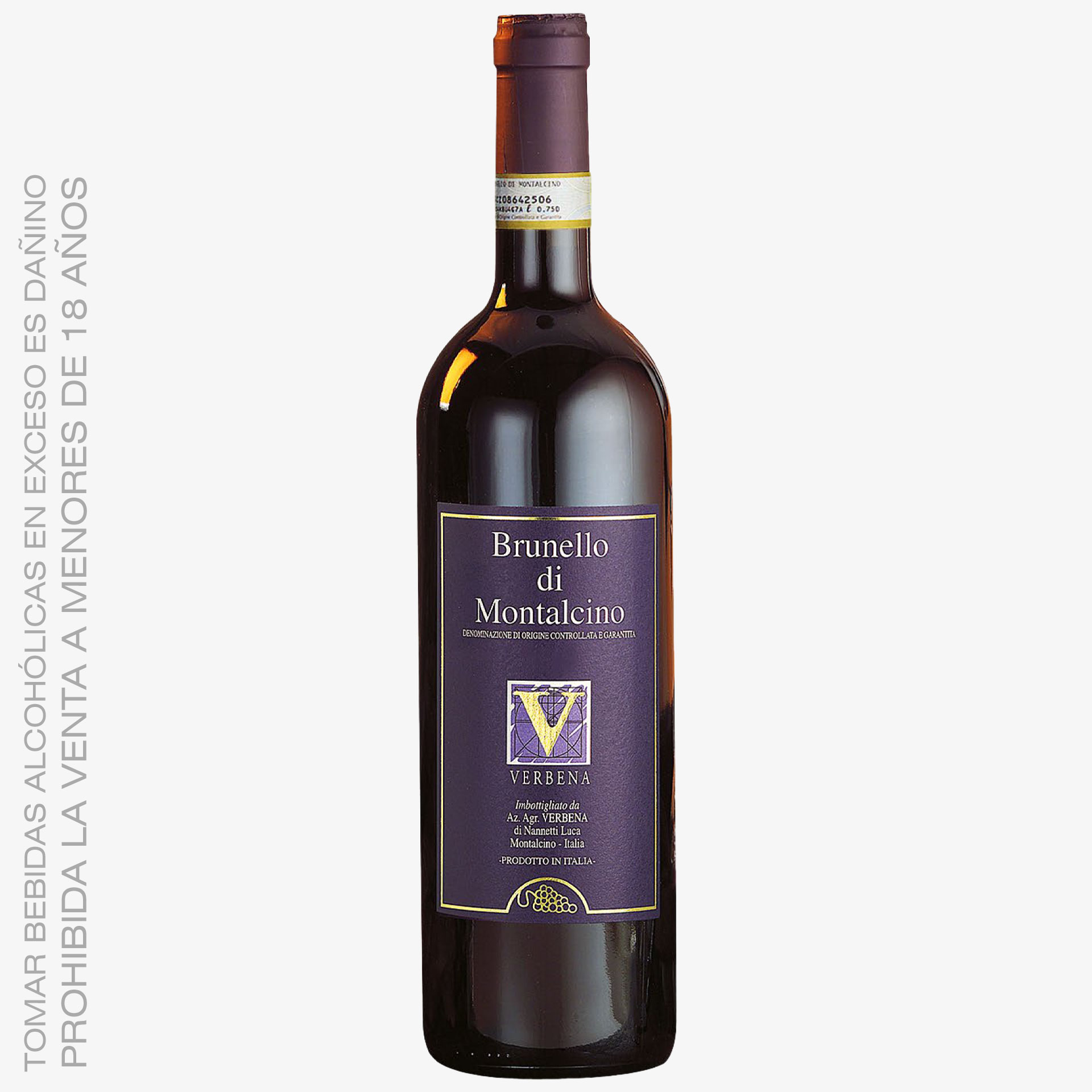 vino italiano tinto brunello di montalcino docg verbena