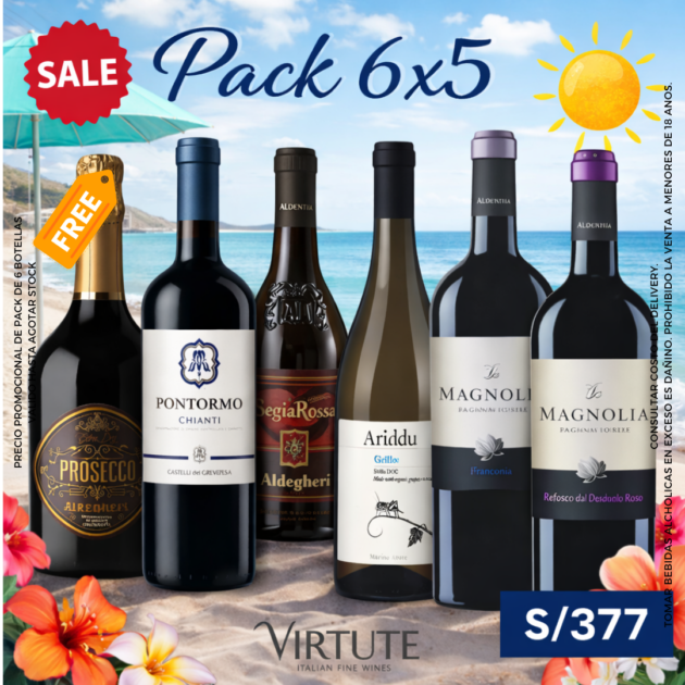 Nuevo PACK 6x5: Lo mejor de Italia en tu copa