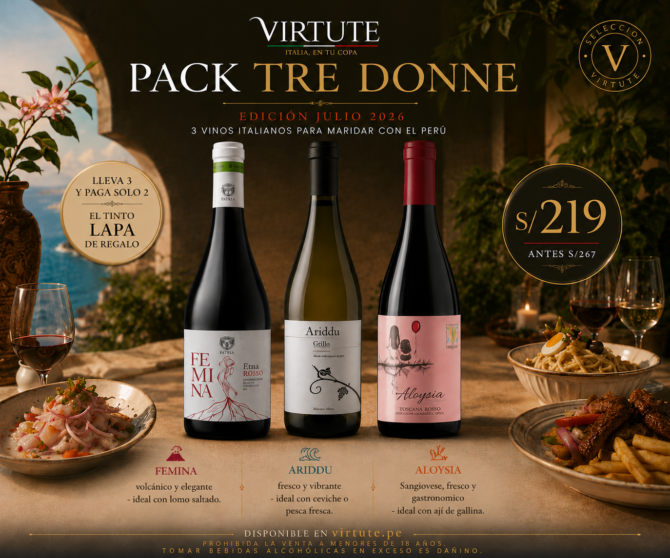 PACK "Tre Donne"