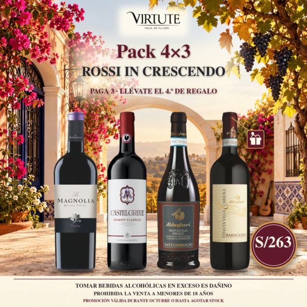 Pack 4×3 · Rossi in crescendo